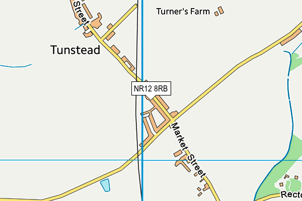 NR12 8RB map - OS VectorMap District (Ordnance Survey)
