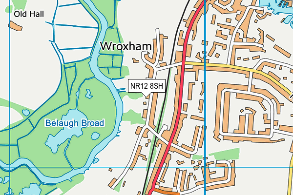 NR12 8SH map - OS VectorMap District (Ordnance Survey)