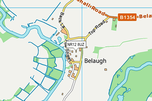 NR12 8UZ map - OS VectorMap District (Ordnance Survey)