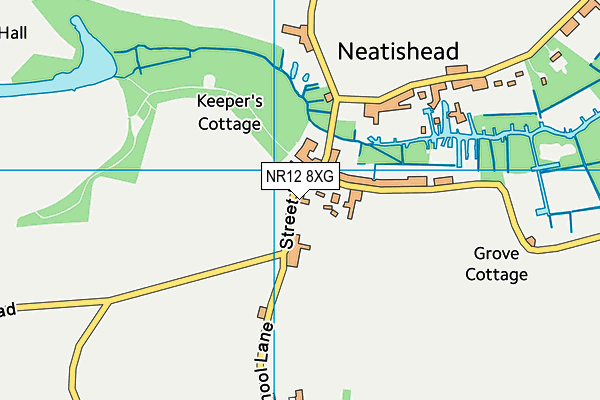 NR12 8XG map - OS VectorMap District (Ordnance Survey)