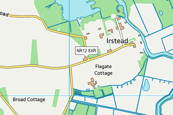 NR12 8XR map - OS VectorMap District (Ordnance Survey)