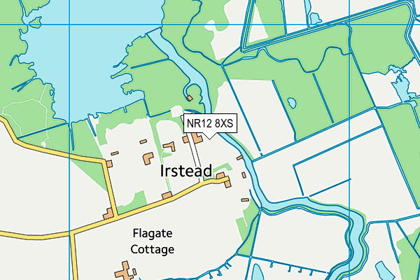 NR12 8XS map - OS VectorMap District (Ordnance Survey)