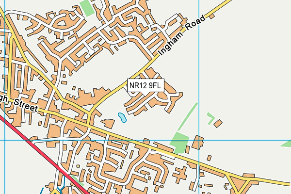 NR12 9FL map - OS VectorMap District (Ordnance Survey)