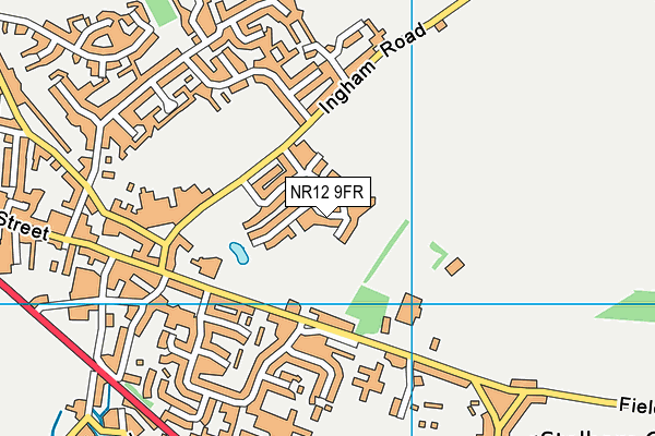 NR12 9FR map - OS VectorMap District (Ordnance Survey)