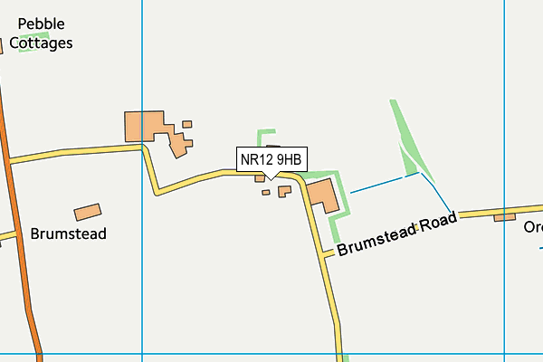 NR12 9HB map - OS VectorMap District (Ordnance Survey)