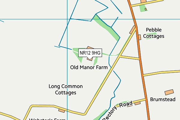 NR12 9HG map - OS VectorMap District (Ordnance Survey)