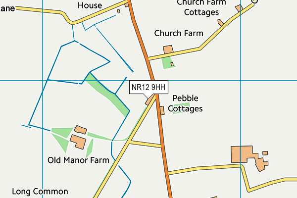 NR12 9HH map - OS VectorMap District (Ordnance Survey)