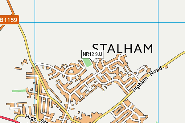 NR12 9JJ map - OS VectorMap District (Ordnance Survey)