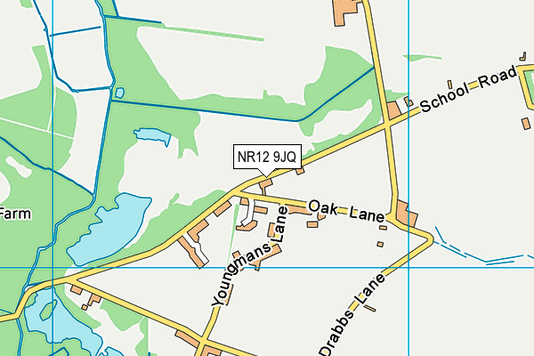 NR12 9JQ map - OS VectorMap District (Ordnance Survey)