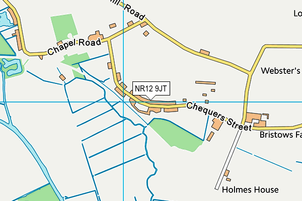 NR12 9JT map - OS VectorMap District (Ordnance Survey)