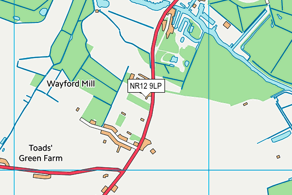 NR12 9LP map - OS VectorMap District (Ordnance Survey)