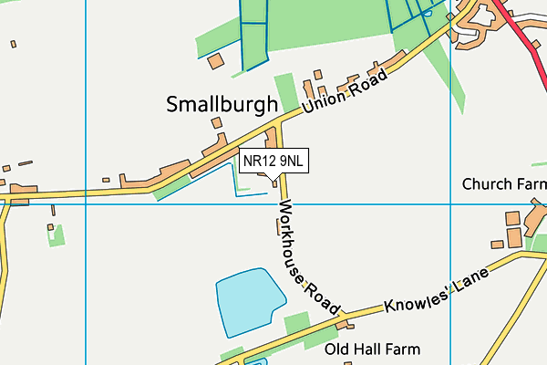 NR12 9NL map - OS VectorMap District (Ordnance Survey)