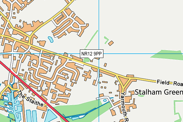 NR12 9PP map - OS VectorMap District (Ordnance Survey)