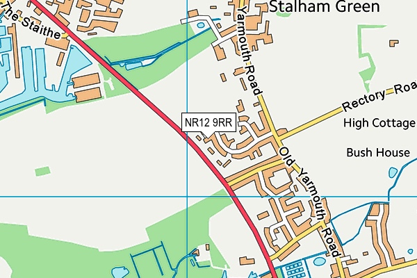 NR12 9RR map - OS VectorMap District (Ordnance Survey)