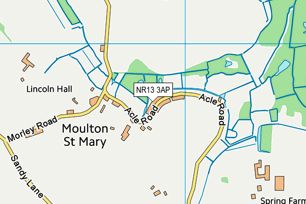 NR13 3AP map - OS VectorMap District (Ordnance Survey)