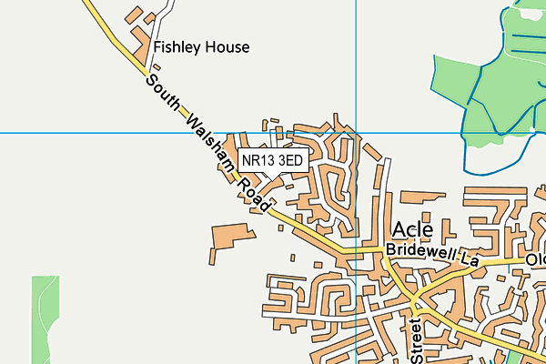 NR13 3ED map - OS VectorMap District (Ordnance Survey)