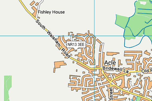 NR13 3EE map - OS VectorMap District (Ordnance Survey)