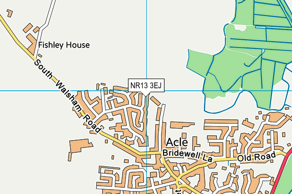 NR13 3EJ map - OS VectorMap District (Ordnance Survey)