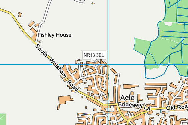 NR13 3EL map - OS VectorMap District (Ordnance Survey)