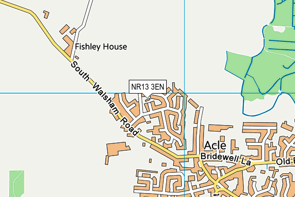 NR13 3EN map - OS VectorMap District (Ordnance Survey)