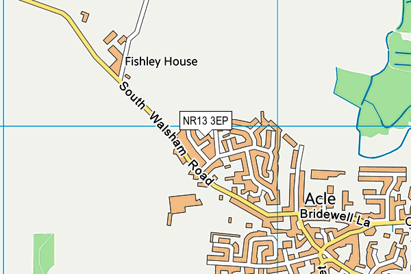 NR13 3EP map - OS VectorMap District (Ordnance Survey)