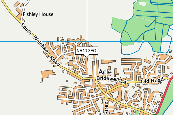 NR13 3EQ map - OS VectorMap District (Ordnance Survey)