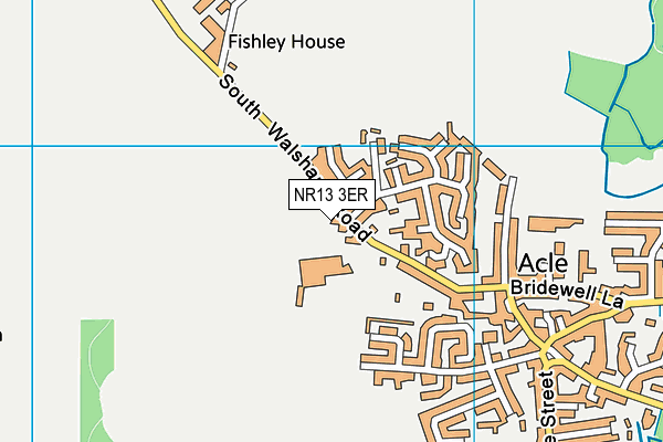 NR13 3ER map - OS VectorMap District (Ordnance Survey)