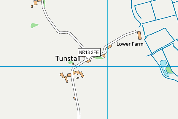 NR13 3FE map - OS VectorMap District (Ordnance Survey)