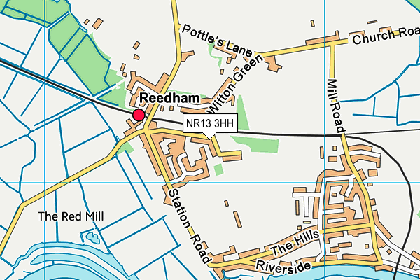 NR13 3HH map - OS VectorMap District (Ordnance Survey)