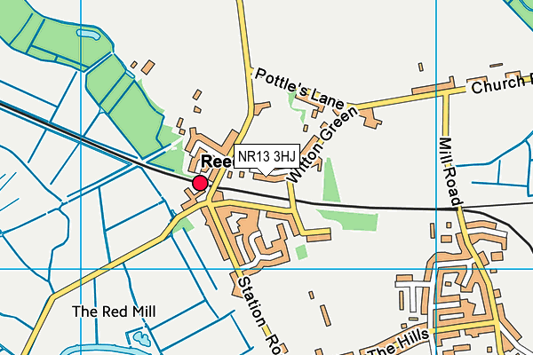 NR13 3HJ map - OS VectorMap District (Ordnance Survey)