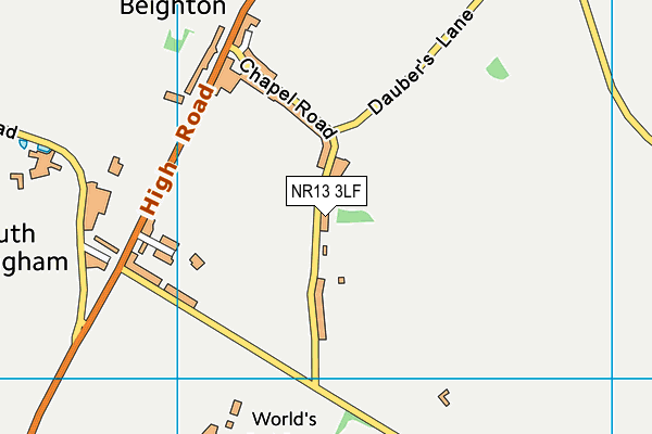 NR13 3LF map - OS VectorMap District (Ordnance Survey)