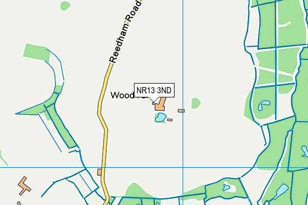 NR13 3ND map - OS VectorMap District (Ordnance Survey)