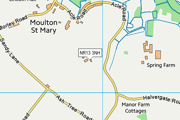 NR13 3NH map - OS VectorMap District (Ordnance Survey)