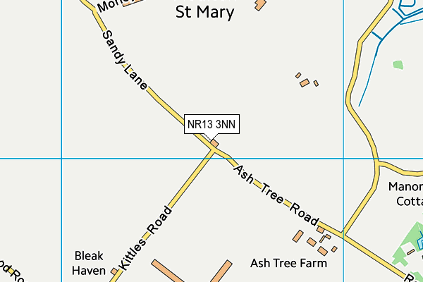 NR13 3NN map - OS VectorMap District (Ordnance Survey)