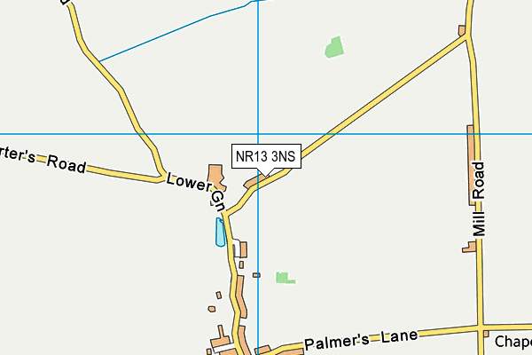 NR13 3NS map - OS VectorMap District (Ordnance Survey)