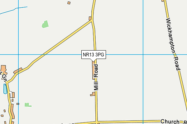 NR13 3PG map - OS VectorMap District (Ordnance Survey)