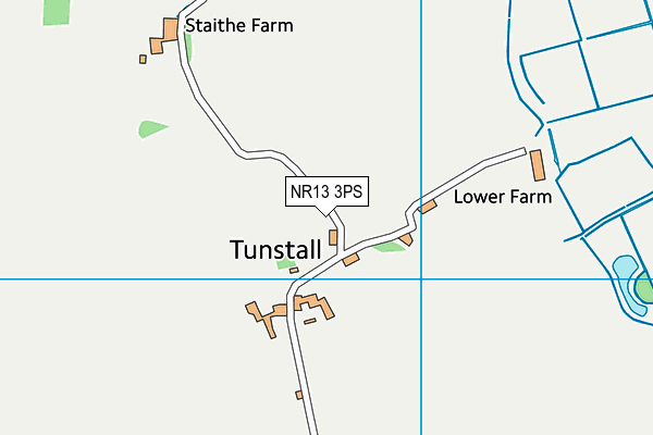 NR13 3PS map - OS VectorMap District (Ordnance Survey)