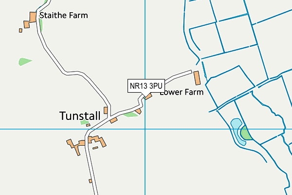 NR13 3PU map - OS VectorMap District (Ordnance Survey)