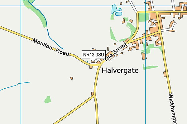 NR13 3SU map - OS VectorMap District (Ordnance Survey)