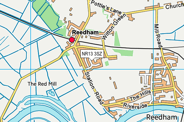 NR13 3SZ map - OS VectorMap District (Ordnance Survey)