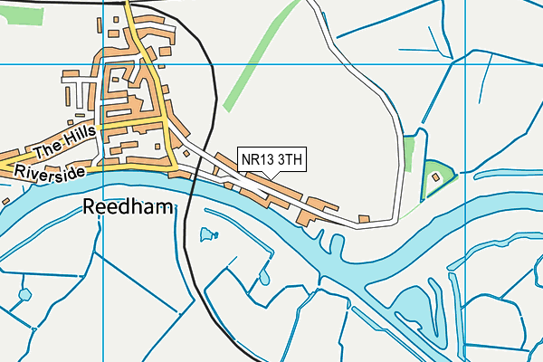 NR13 3TH map - OS VectorMap District (Ordnance Survey)