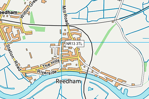 NR13 3TL map - OS VectorMap District (Ordnance Survey)