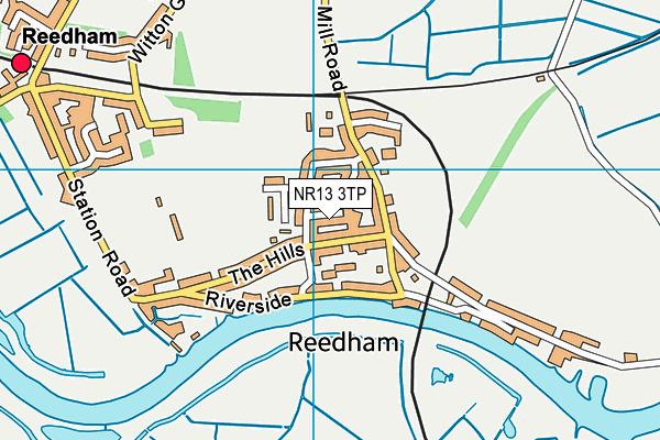 NR13 3TP map - OS VectorMap District (Ordnance Survey)