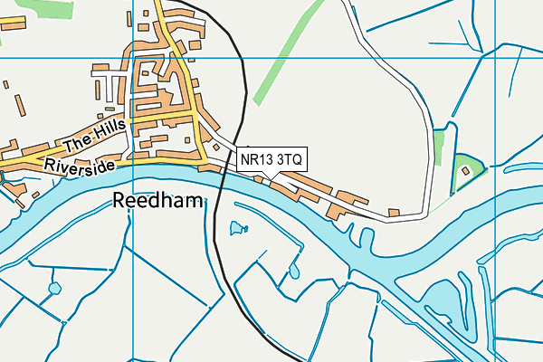 NR13 3TQ map - OS VectorMap District (Ordnance Survey)