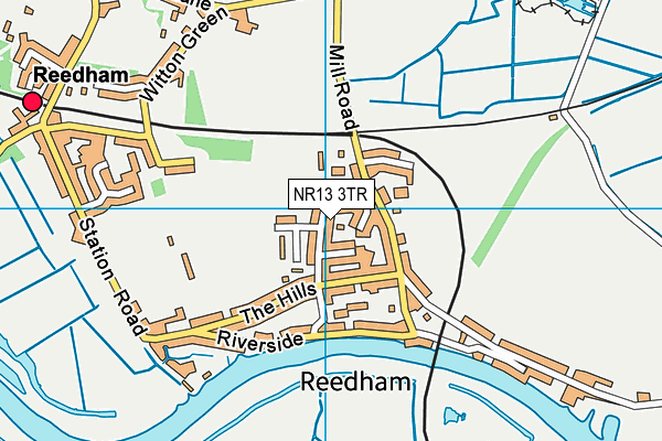 NR13 3TR map - OS VectorMap District (Ordnance Survey)