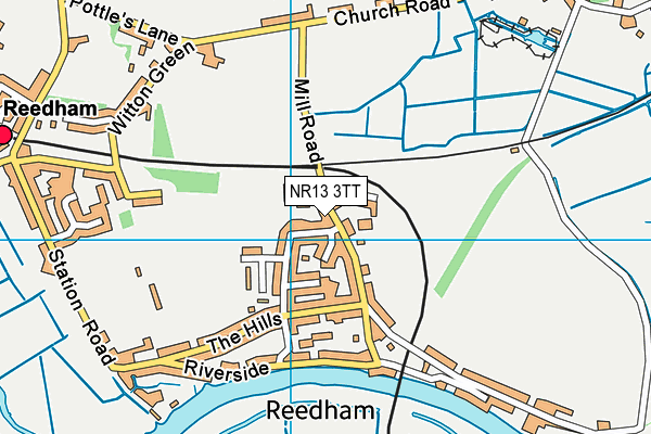 NR13 3TT map - OS VectorMap District (Ordnance Survey)