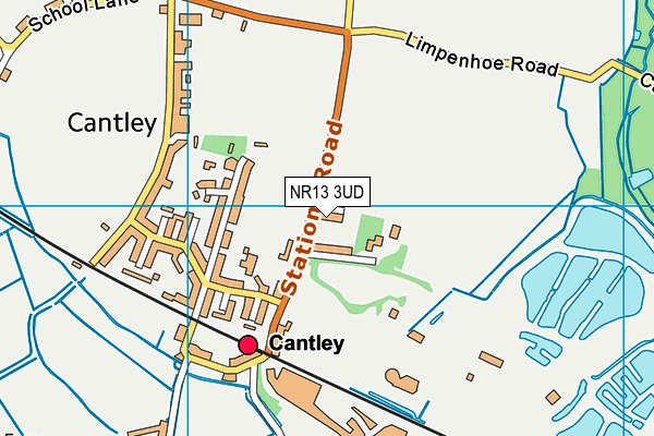 NR13 3UD map - OS VectorMap District (Ordnance Survey)