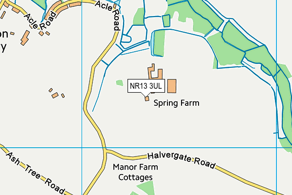 NR13 3UL map - OS VectorMap District (Ordnance Survey)