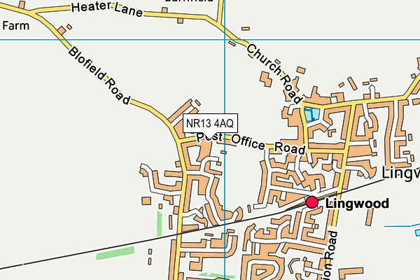 NR13 4AQ map - OS VectorMap District (Ordnance Survey)