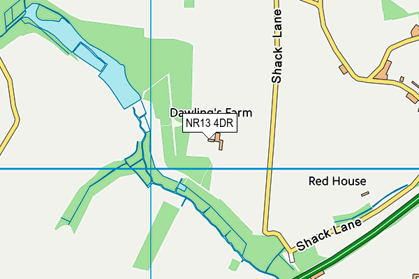 NR13 4DR map - OS VectorMap District (Ordnance Survey)